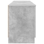 vidaXL Armoire de lit 2 Pièces Gris béton 66 x 35 x 48 cm