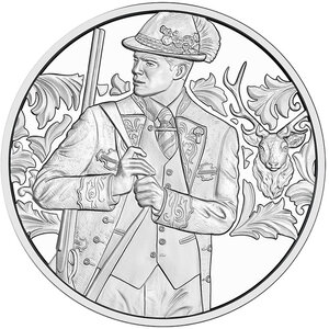 Monnaie ANTLER Traditional and Trendy 1/2 Oz Argent 10€ Euro Austria 2026 (PRÉCOMMANDE)