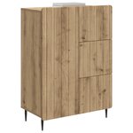 vidaXL Buffet Chêne artisanal 66 x 34 5 x 91 5 cm Bois d'ingénierie