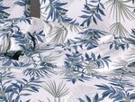 Parure de lit verte TROPICAL 260 x 240 cm