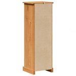 vidaXL Cabinet de salle de bain VIGO marron miel 37 x 34 x 110 cm