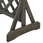 vidaXL Trellis de jardin vertical Gris 48 x 30 x 70 5 cm