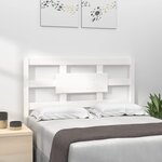 vidaXL Tête de lit blanc 105 5x4x100 cm bois massif de pin