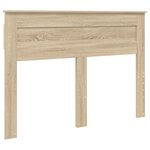 vidaXL Lit de Rangement Chêne Sonoma 140 x 200 cm Bois d'ingénierie