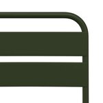 vidaXL Chaise de jardin pliante 2 Pièces Vert 55 x 56 5 x 91cm Acier