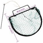 vidaXL Piège à oiseaux vert 30 cm acier