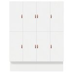 vidaXL Cadre de lit de rangement Blanc 200x200 cm