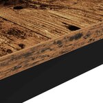 vidaXL Table basse Bois ancien 70 x 50 x 36 cm Bois d'ingénierie