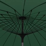 vidaXL Parasol d'extérieur avec mât en aluminium 270 cm Vert