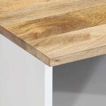 vidaXL Meuble TV 70x33 5x46 cm bois massif de manguier