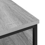 vidaXL Cabinet de chevet Sonoma gris 28.1 x 40.9 x 75 cm
