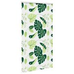 vidaXL Store enrouleur de douche avec cassette largeur du tissu 116 cm