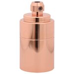 vidaXL Douilles de lampe 2 Pièces bronze or rose E27