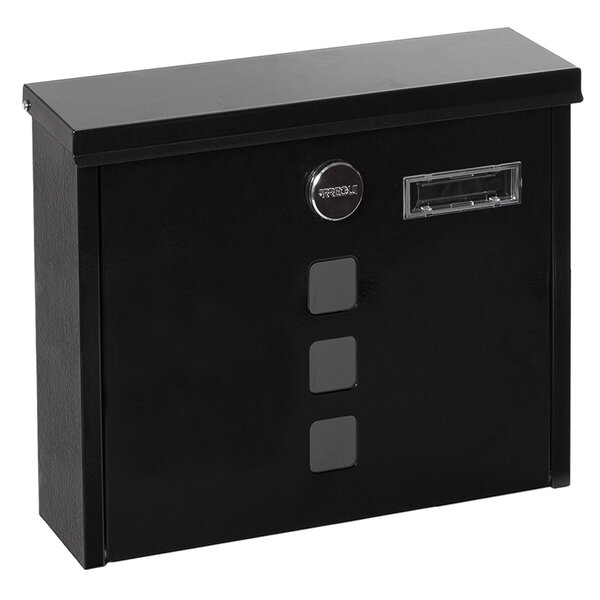 Boîte aux Lettres en Acier  Chance E7104  Serrure Couverte  Noir