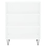 vidaXL Buffet blanc 57x35x70 cm bois d’ingénierie