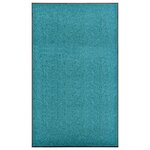 vidaXL Paillasson lavable Cyan 90x150 cm