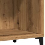 vidaXL Armoire à disques chêne artisanal 84 5x38x89 cm bois ingénierie