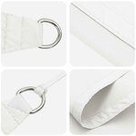 vidaXL Voile d'ombre Blanc 6 x 2 m 100   polyester Oxford