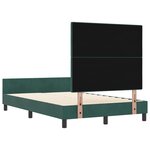 vidaXL Cadre de Lit Vert Foncé 120x200 cm en Velours