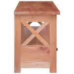 vidaXL Meuble TV 115x30x40 cm Bois d'acajou massif