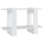 vidaXL Bibliothèque/Séparateur de pièce Blanc 80x30x51 cm