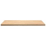 vidaXL Plan de travail de cuisine bois de chêne massif rectangulaire
