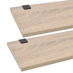 vidaXL 8 pièces de mobilier de salle de bain et lavabo Beige
