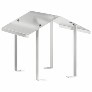 vidaXL Hotte de cheminée Argent 40 x 40 x 37.5 cm Acier inoxydable