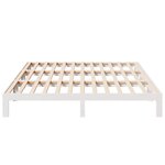 VidaXL Cadre de lit familial sans matelas blanc 270x200 cm