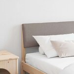 vidaXL Tête de lit capitonnée Taupe 200 cm Pin massif