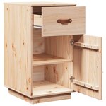 vidaXL Armoire de bureau 40x50x75 cm Bois massif de pin