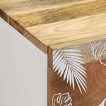 vidaXL Tables de chevet 2 Pièces 40x33 5x46 cm Bois de manguier solide