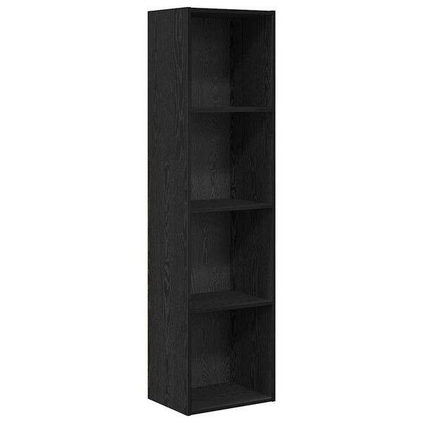 vidaXL Bibliothèque Chêne noir 40 x 30 x 152 cm Bois d'ingénierie