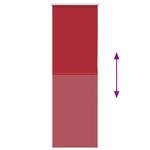 vidaXL Store enrouleur occultant rouge largeur du tissu 50 7 cm