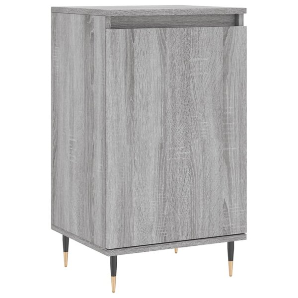 vidaXL Buffet sonoma gris 40x35x70 cm bois d'ingénierie