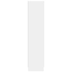 vidaXL Highboard Blanc 35 x 39 x 168 cm Bois d'ingénierie