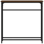 vidaXL Table console chêne marron 75x19 5x75 cm bois d'ingénierie
