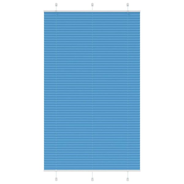 vidaXL Store plissé bleu 115x200 cm largeur du tissu 114 4cm polyester