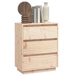 vidaXL Buffet 60x34x75 cm Bois massif de pin