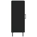 vidaXL Buffet Noir 34 5x34x90 cm Bois d'ingénierie