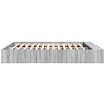 vidaXL Cadre de lit sonoma gris 180x200 cm bois d'ingénierie
