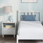 vidaXL Matelas Blanc 70 x 140 cm Polyester