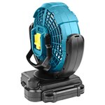 Makita ventilateur portable 18 v bleu et noir