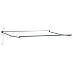 vidaXL Auvent rétractable électrique Sable 100  Polyester et Aluminium