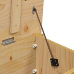 vidaXL Boîte de rangement HILL Marron miel 90 x 40 x 45 cm Pin massif