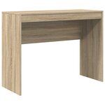 vidaXL Bureau avec tiroir avec étagère 2 Pièces Chêne Sonoma