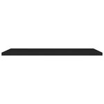 vidaXL Étagère murale flottante noir 120x23 5x3 8 cm MDF