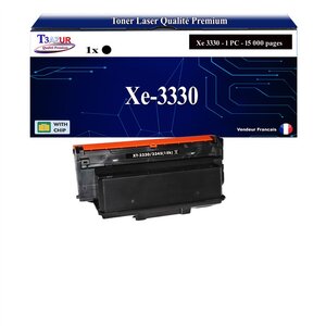 T3AZUR -Toner compatible avec Xerox Phaser 3330  3335  3345 (106R03623/106R03624/106R03622/106R03620) - Noir