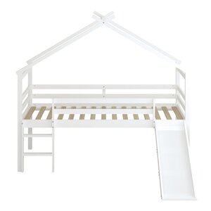Lit River cabane toboggan blanc