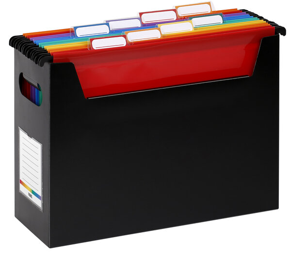 Boite avec 8 dossiers suspendus et adaptables aux tiroirs - Rainbow Class